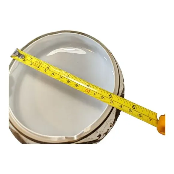 VTG Bohemian Czech Opaline Glass Bowl with Gold Motif Smoke Bowl/Candy Bowl READ - Picture 15 of 16